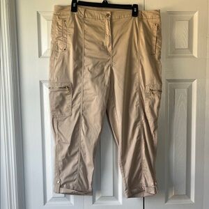 Chico's Tan Capris Pants Size 3
